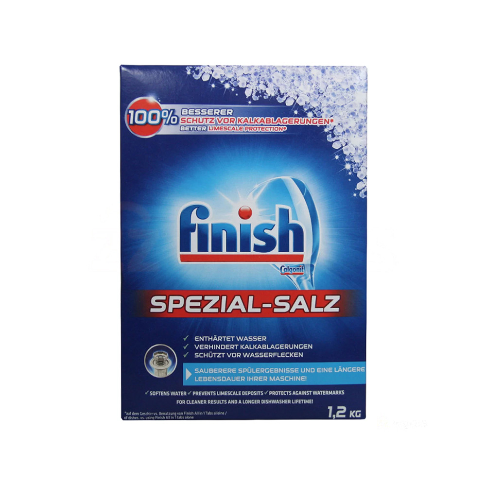 4002448046424 نمک ماشین ظرفشویی Finish مدل CALGONIT وزن 1.2 کیلوگرم
