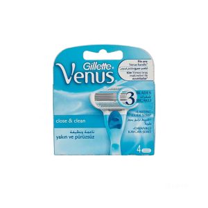 تیغ یدک خودتراش Gillette مدل ونوس تعداد 4 عددی