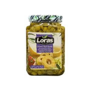 زیتون اسلایس سبز Loras وزن 1550 گرم