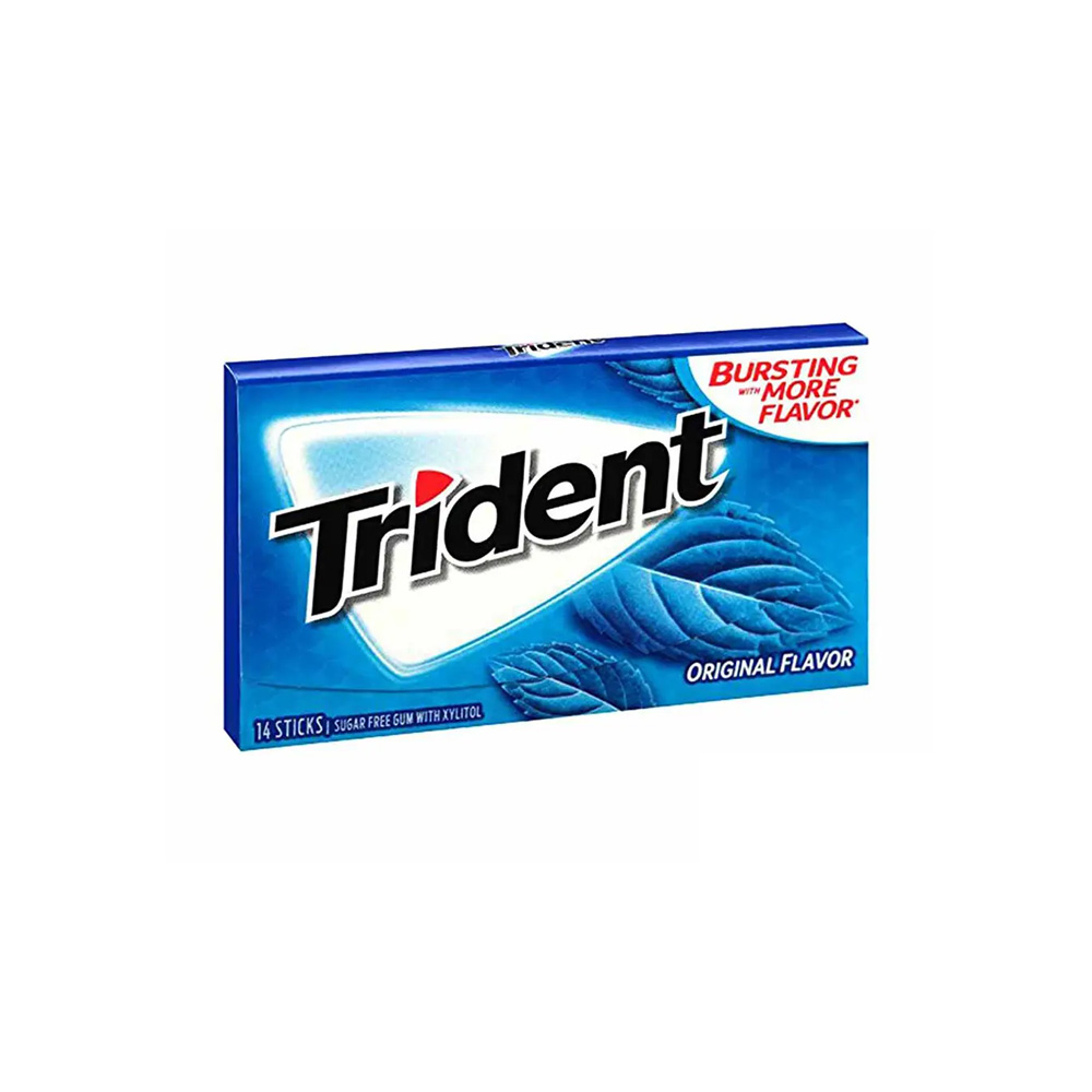 70221008680 آدامس نعنایی تریدنت بسته 14 عددی