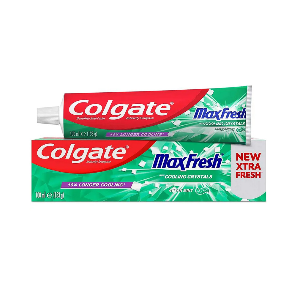 8718951288881 خمیر دندان کولگیت مدل Max Fresh حجم 100 میلی لیتر