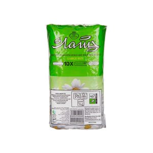 نوار بهداشتی بالدار بزرگ چشمک با پودر جاذب بسته 10 عددی