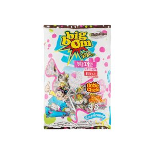 آبنبات چوبی با مغذی آدامس بیگ بوم سفید 1 عدد