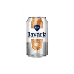 آبجو بدون الکل باواریا با طعم هلو حجم 330 میلی لیتر