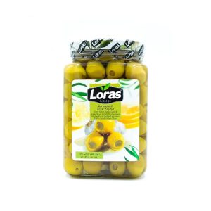 زیتون سبز بی هسته لوراس وزن 1500 گرم