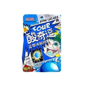 آبنبات ترش بلوبری ورقه ای