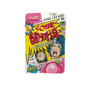 آبنبات ترش هلو ورقه ای