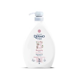 شامپو بدن درمومد مدل White Flower حجم 1 لیتر