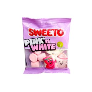 مارشمالو سوییتو مدل Pink White وزن 60 گرم