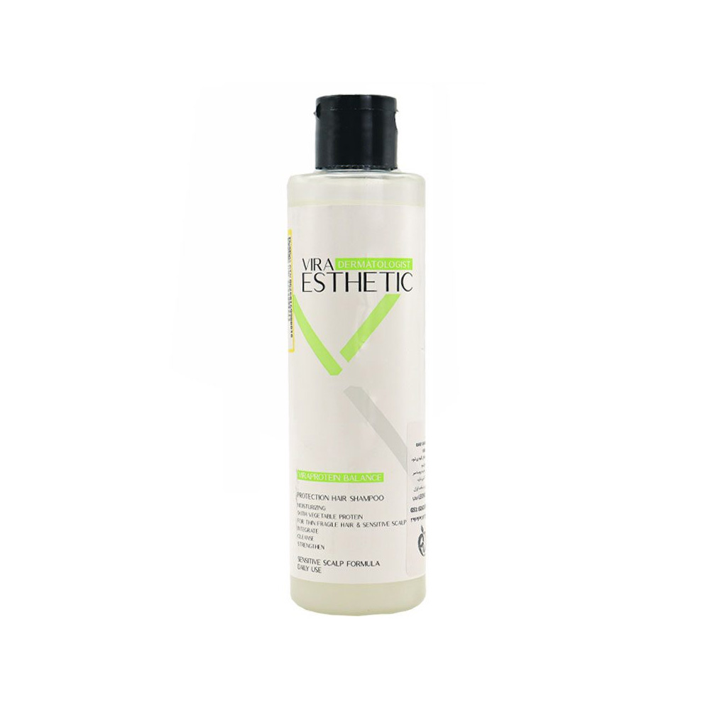 8859403100129 شامپو مو پروتیینه ویرا استتیک حجم 200 میلی لیتر