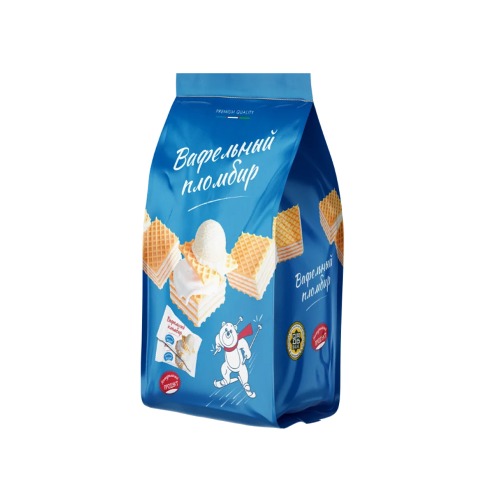 4780111071903 ويفر روس بستنی شکلاتی آبی وزن 400 گرم