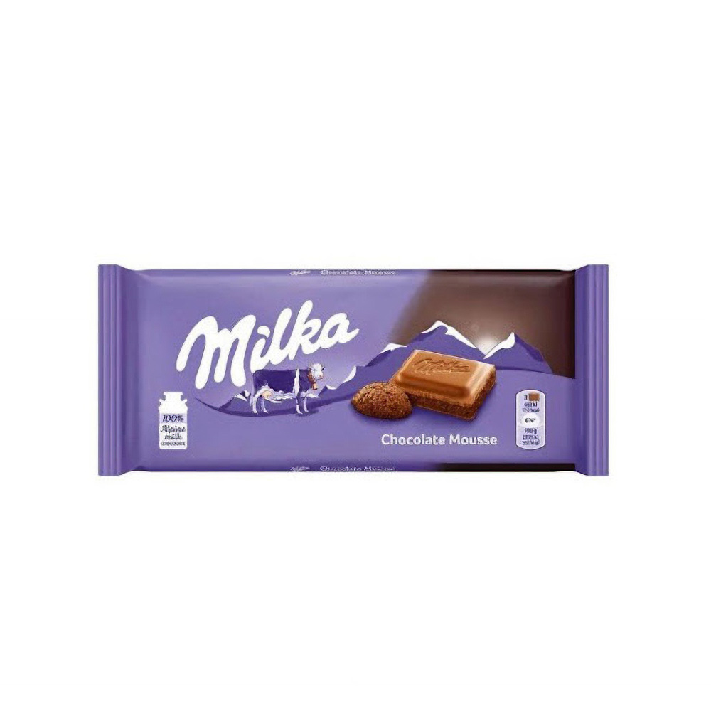 7622210999610 شکلات ميلکا مدل کرم کاکائو وزن 100 گرم