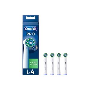 سری یدکی مسواک برقی اورال بی مدل Pro Cross Action بسته 4 عددی