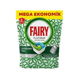 قرص ماشین ظرفشویی فیری مدل پلاتينيوم بسته 81 عددی