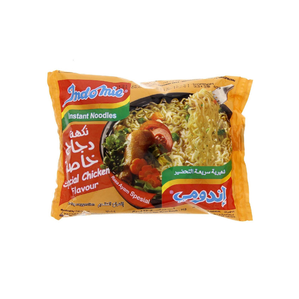 89686120196 نودل اندمی طعم مرغ وزن 75 گرم