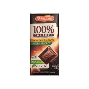شکلات تلخ روسی پوبدا مدل Extra Dark وزن 100 گرم