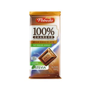 شکلات روسی پوبدا مدل Milk Chocolate وزن 100 گرم