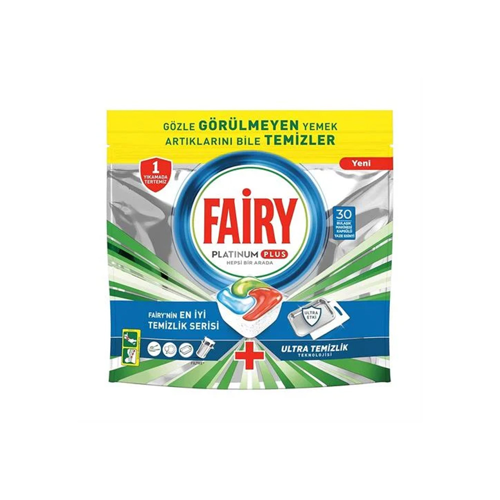 8700216883733 قرص ماشین ظرفشویی پلاتینیوم فیری بسته 30 عددی