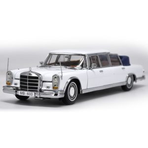 ماکت سان استار مرسدس بنز MB S-Class S600 pullman Convertible سال 1966 ابعاد 1/18